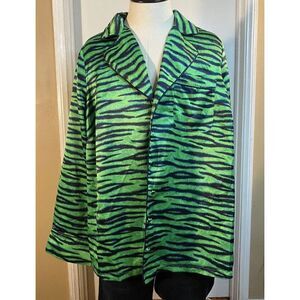 Savage x Fenty‎ Green Tiger PJ Top NWT XL